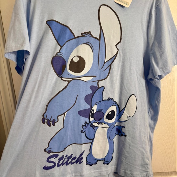 NWT. Disney Primark Stitch blue shortsleeved tee. Sizes: 2X, XL - Picture 10 of 12